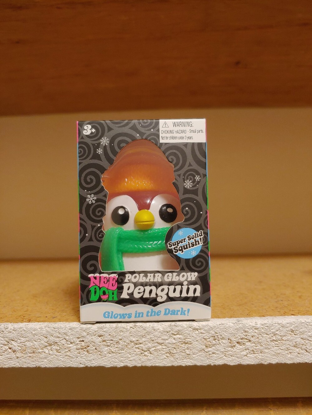 Needoh Squishmas Polar Glow Penguin
